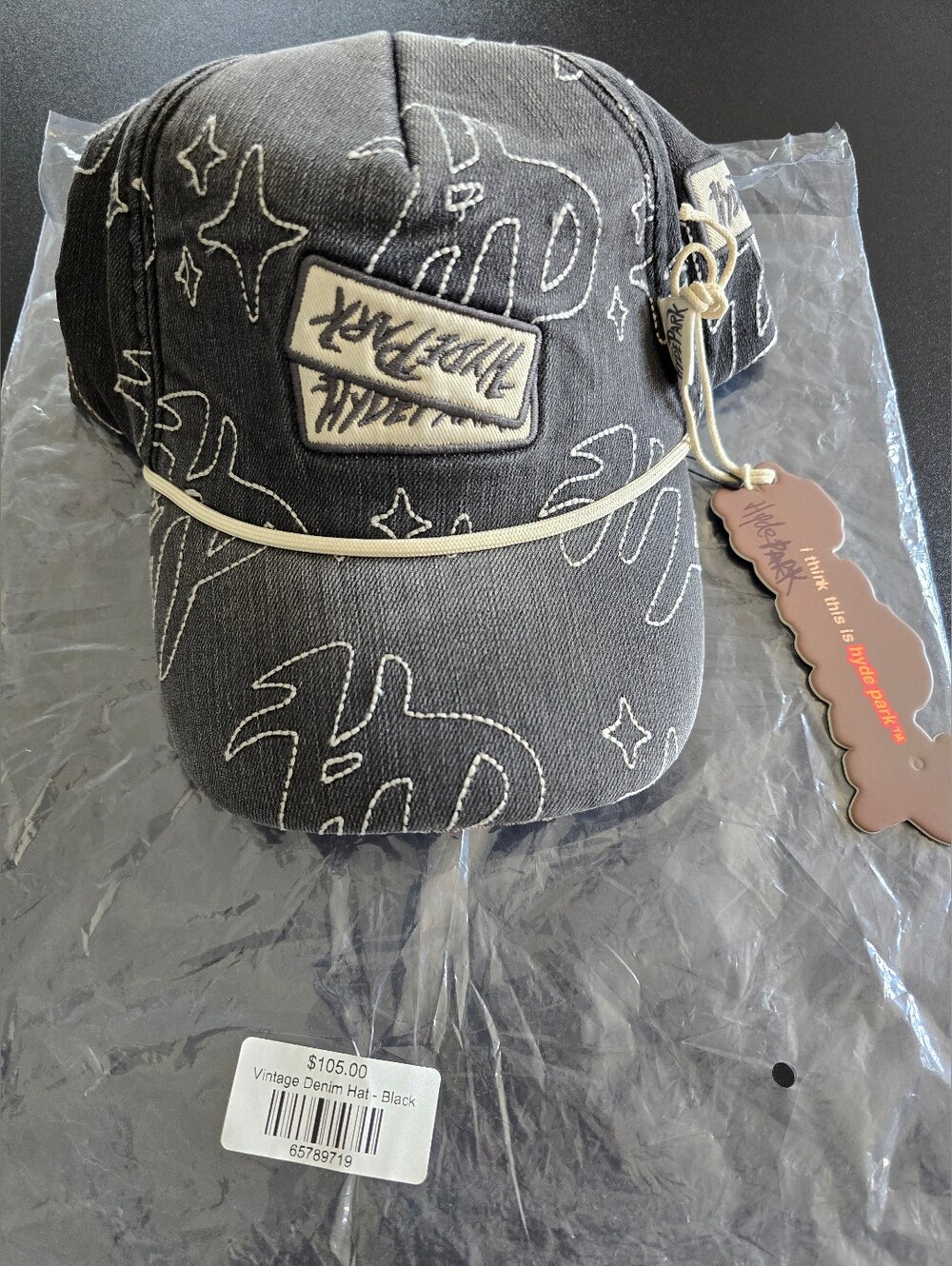 Brand New Hyde Park Vintage Denim Hat